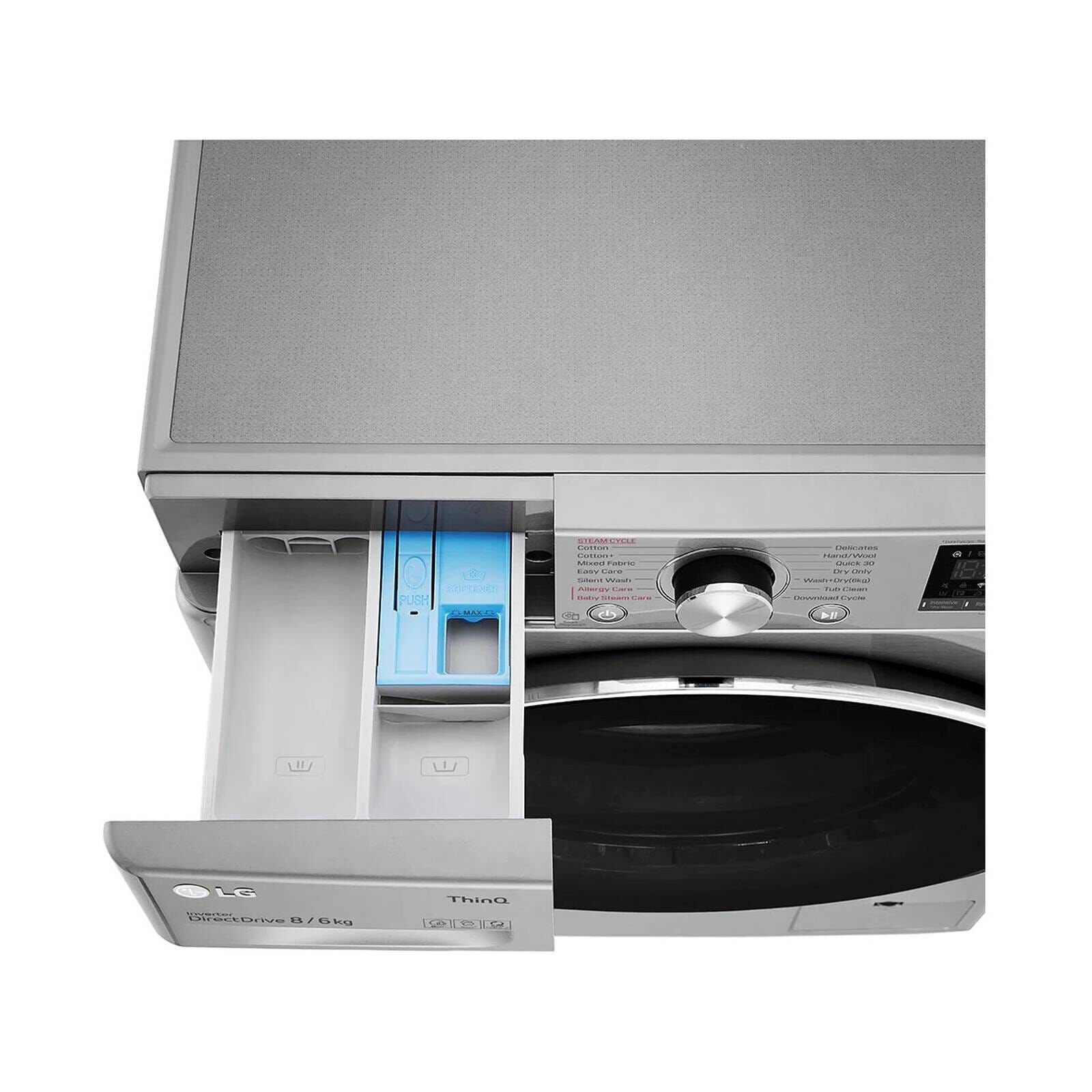 LG Front Load Washer And Dryer (8kg/6kg) FV1408H4V - Image 8