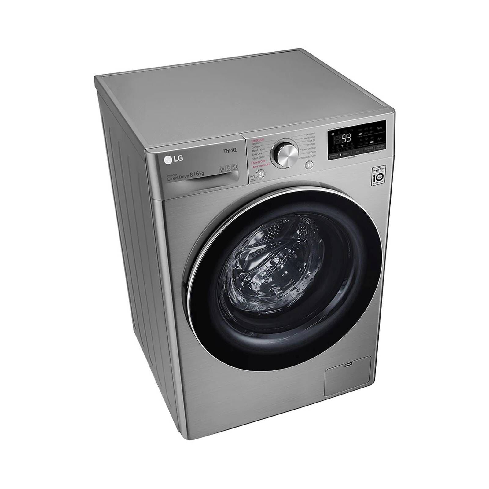 LG Front Load Washer And Dryer (8kg/6kg) FV1408H4V - Image 9