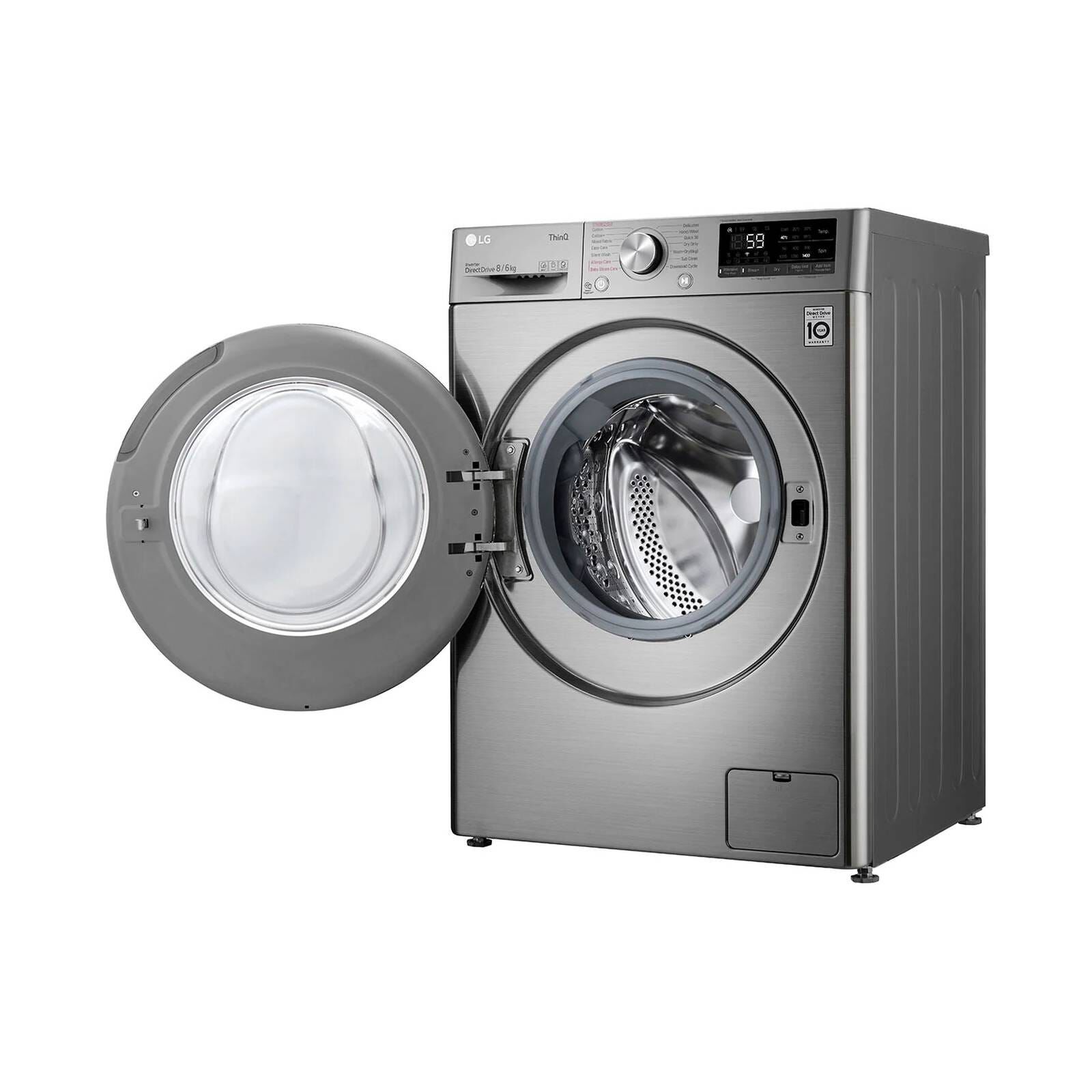 LG Front Load Washer And Dryer (8kg/6kg) FV1408H4V - Image 11