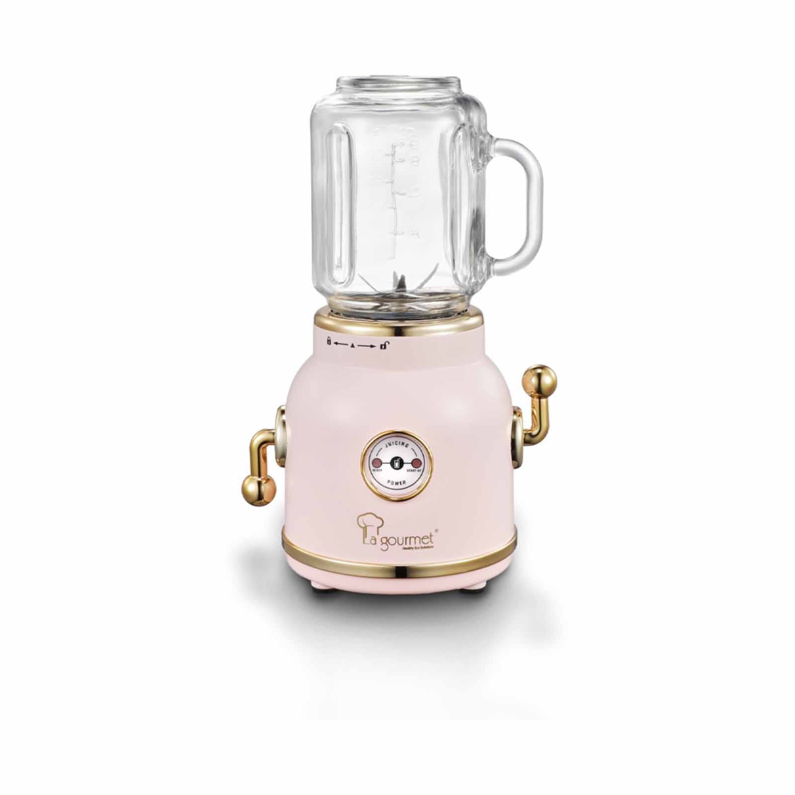 LA GOURMET 600ml Retro Juice Blender - Flamingo Pink LGELRB393593