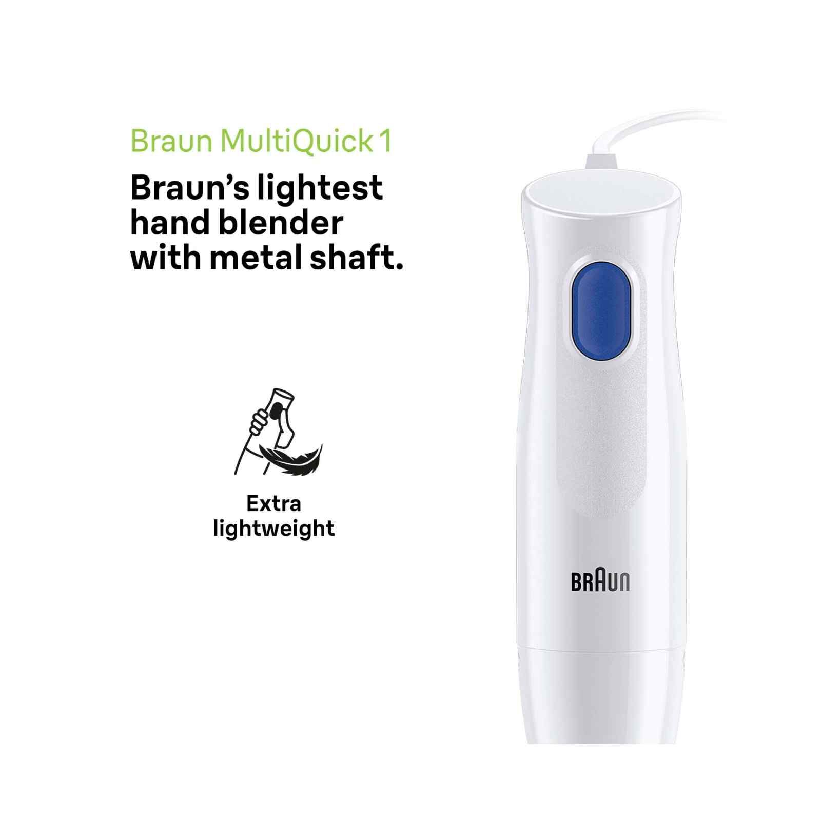 BRAUN Multiquick 1 Hand Blender (450w) MQ10.001MWH - Image 2