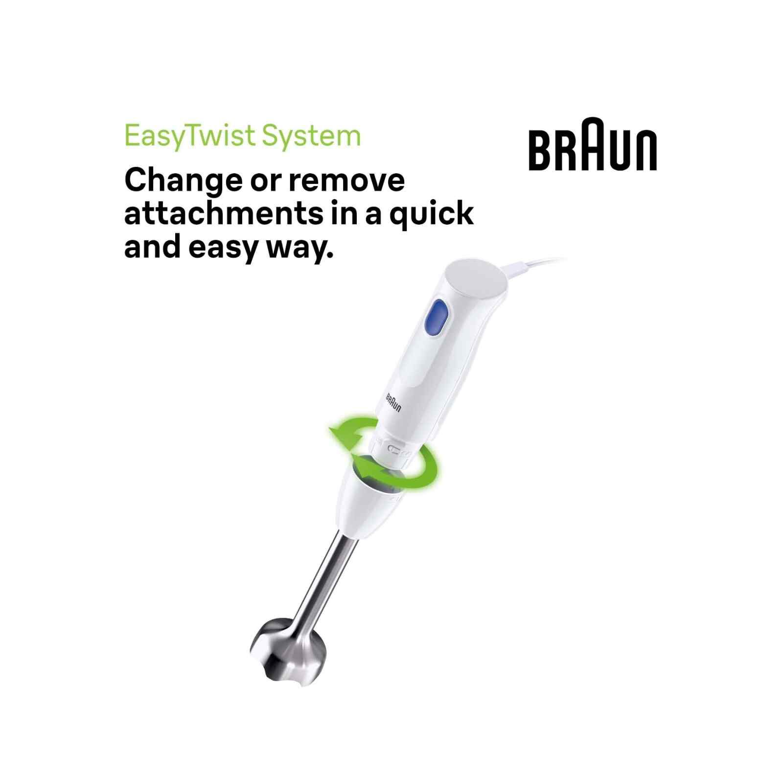 BRAUN Multiquick 1 Hand Blender (450w) MQ10.001MWH - Image 3