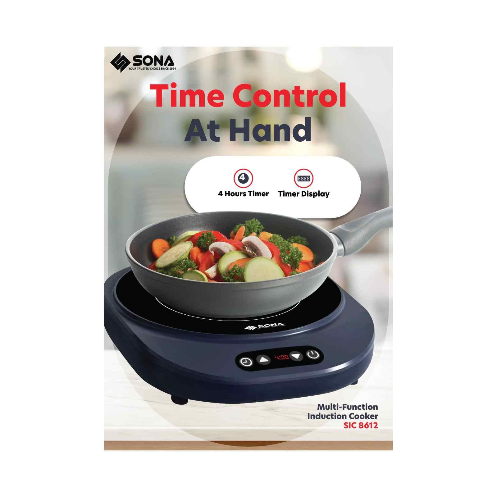 SONA Multi-function Induction Cooker SIC8612 - Image 7