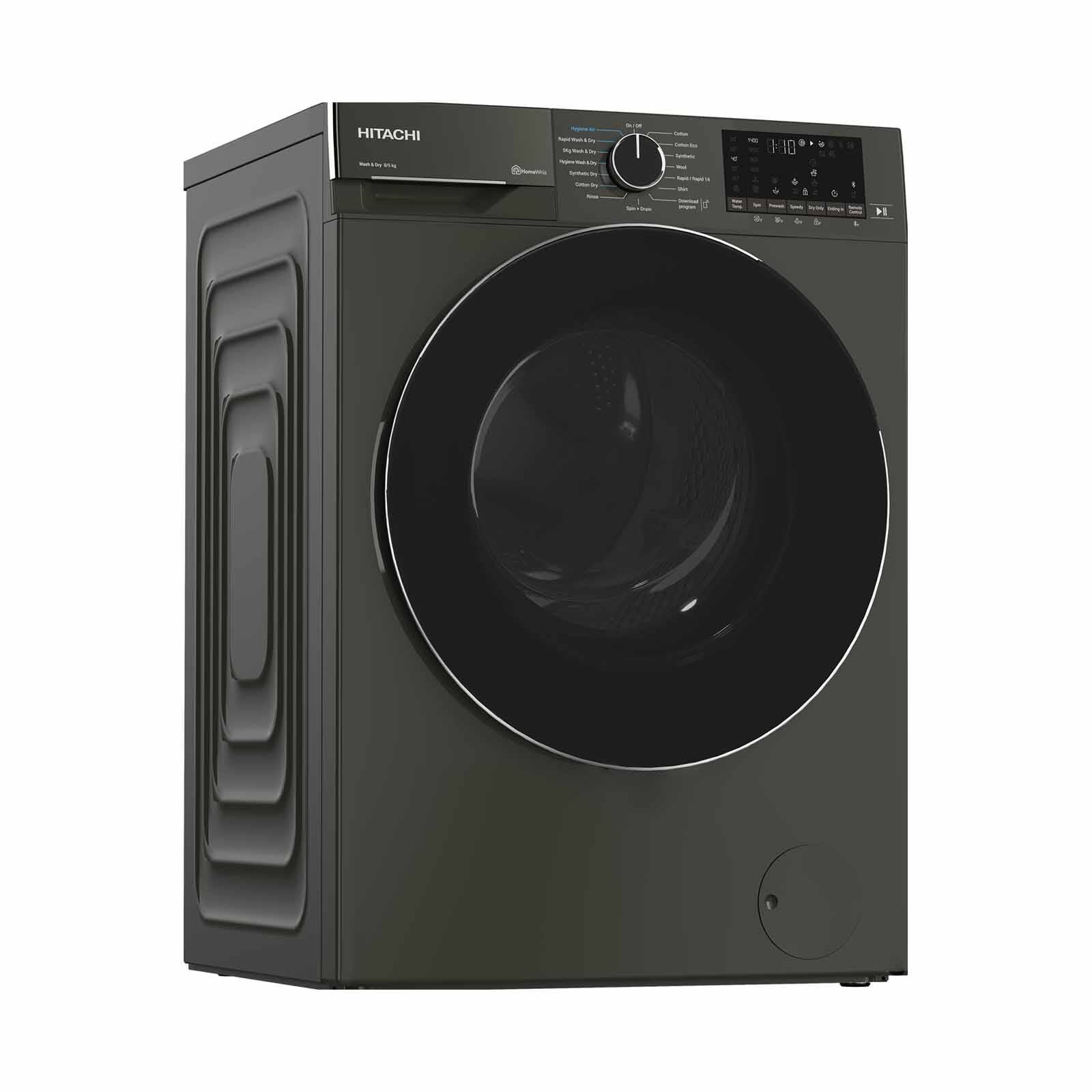 HITACHI Front Load Washer Dryer (8kg/5kg) BD-D80YJVEM - Image 4