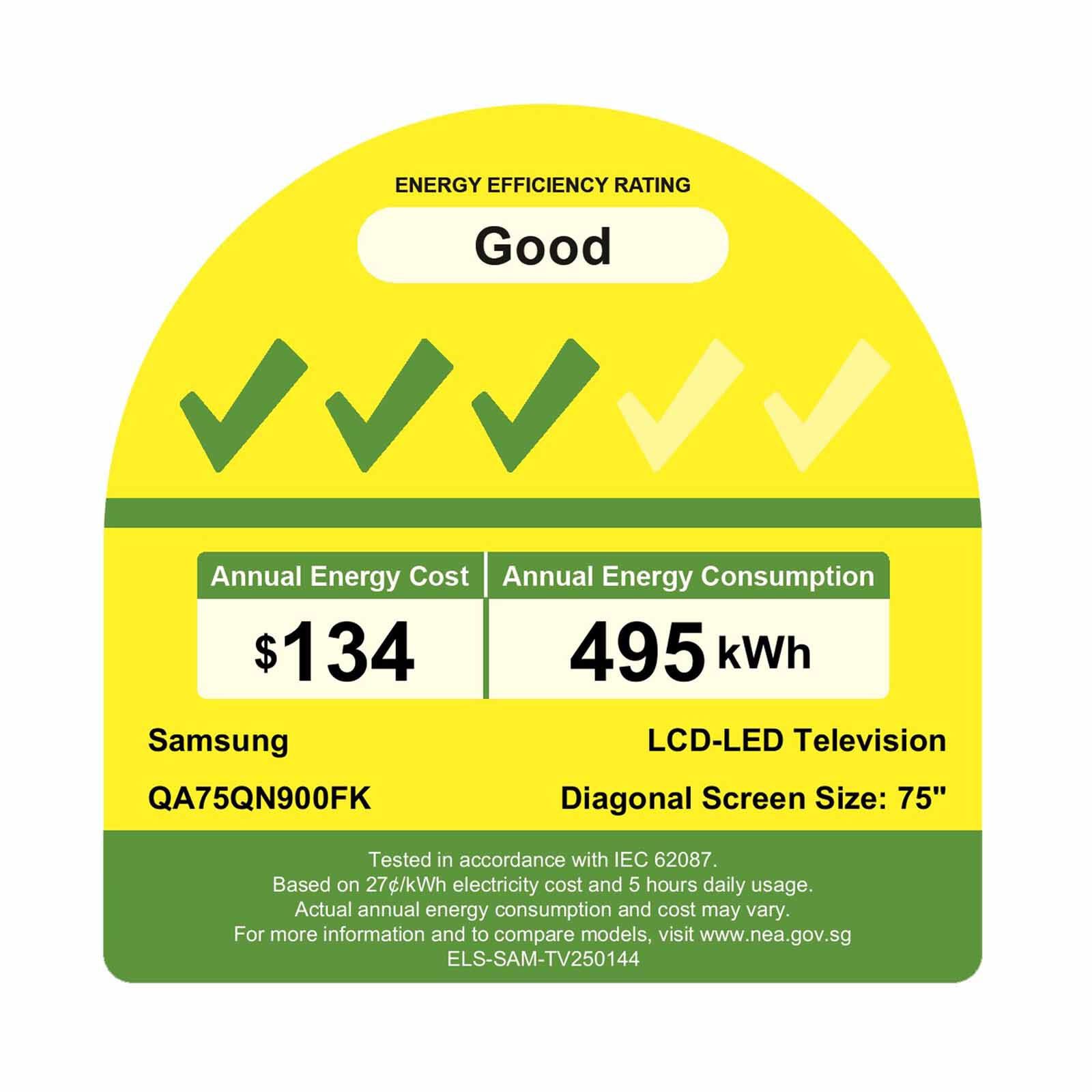 SAMSUNG 75 In 8k Neo Qled Mini Led Smart Tv QA75QN900FKXXS - Image 2