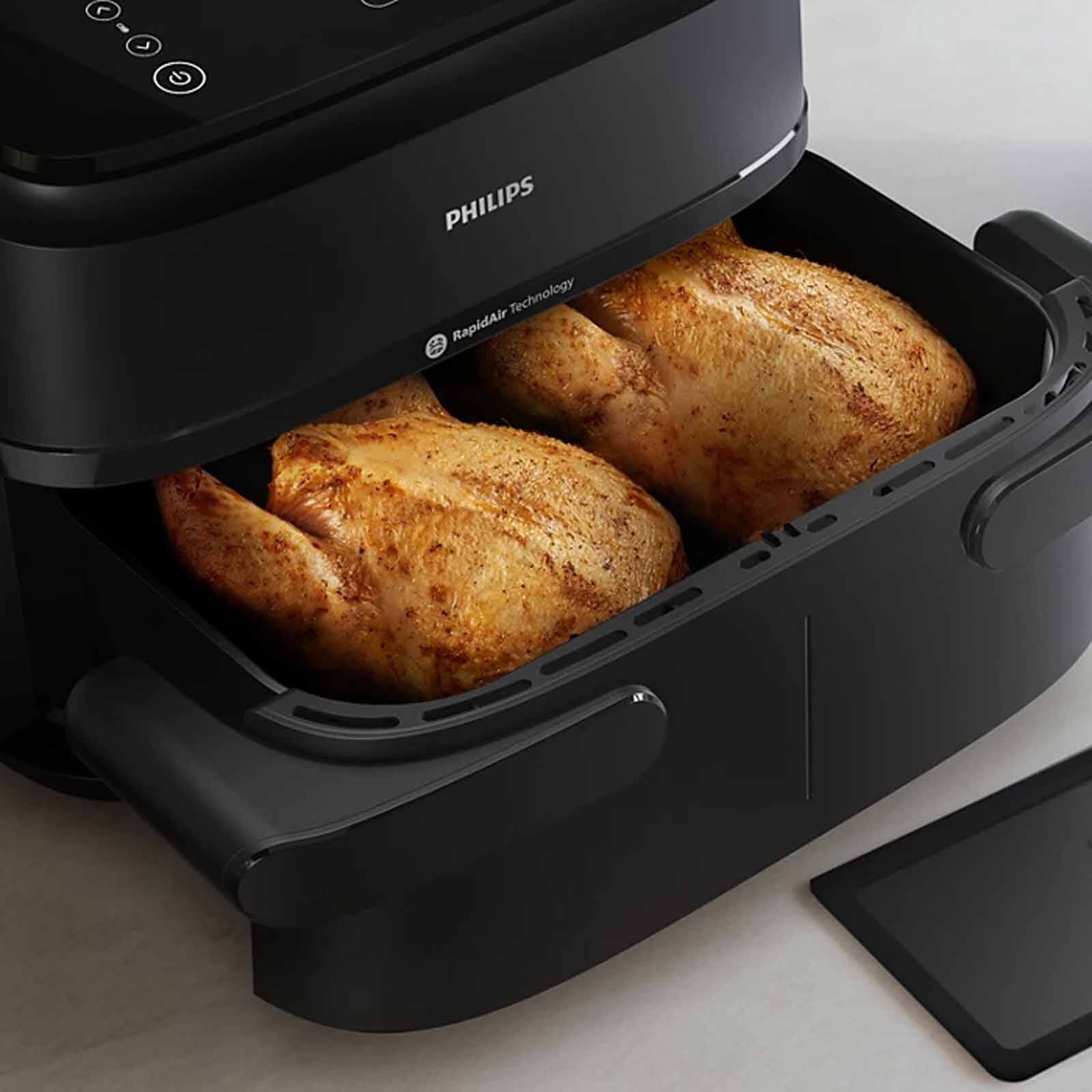 PHILIPS Series 1000 Airfryer Dual Basket (7.1l) NA150/09 - Image 6