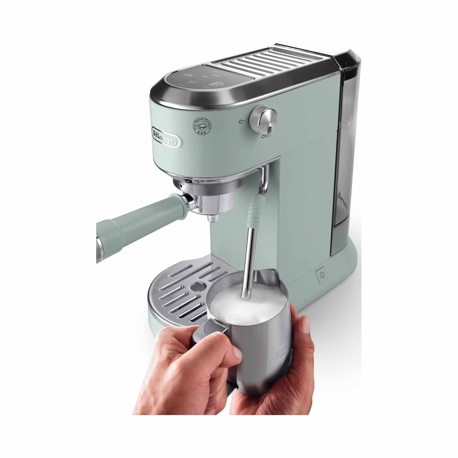DELONGHI Dedica Duo Manual Coffee Maker - Green EC890.GR - Image 4