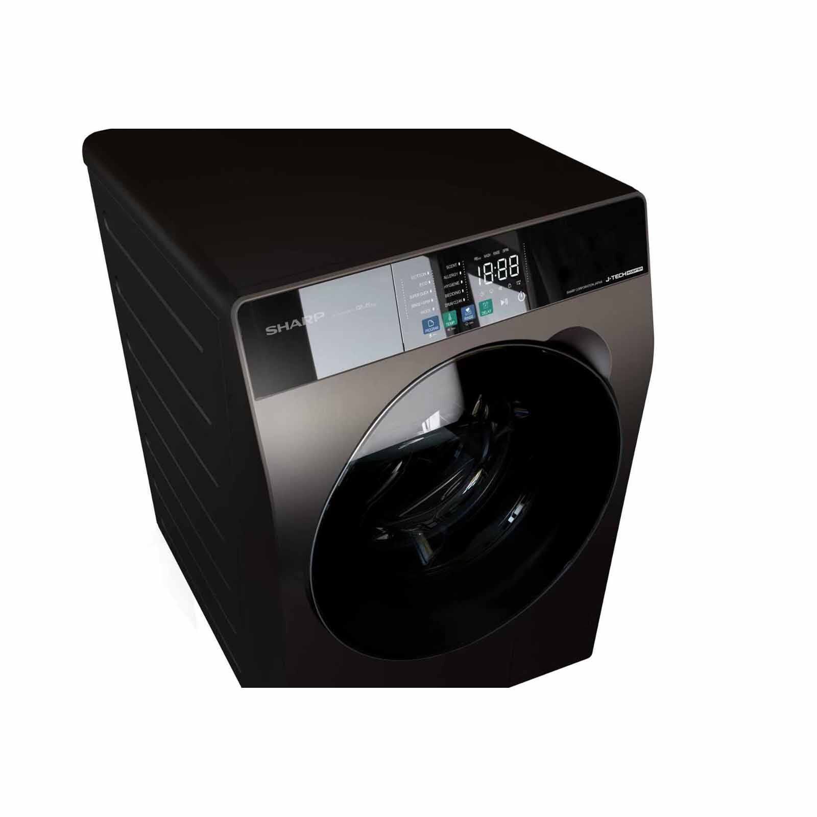 SHARP Front Load Washer (12.5kg) - Dark Grey ES-FW12SAG - Image 2