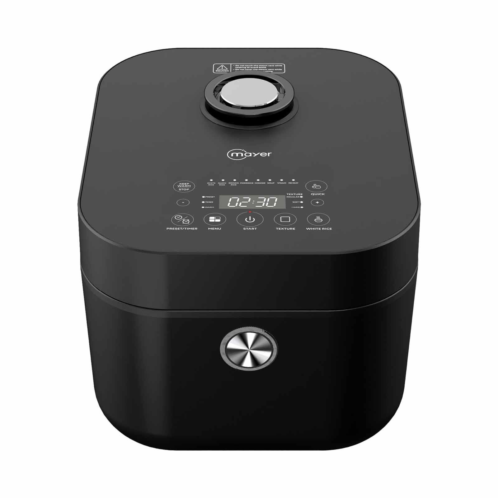 MAYER Ih Fuzzy Logic Rice Cooker (1.2l,1100w) - Black MMRC4012IH