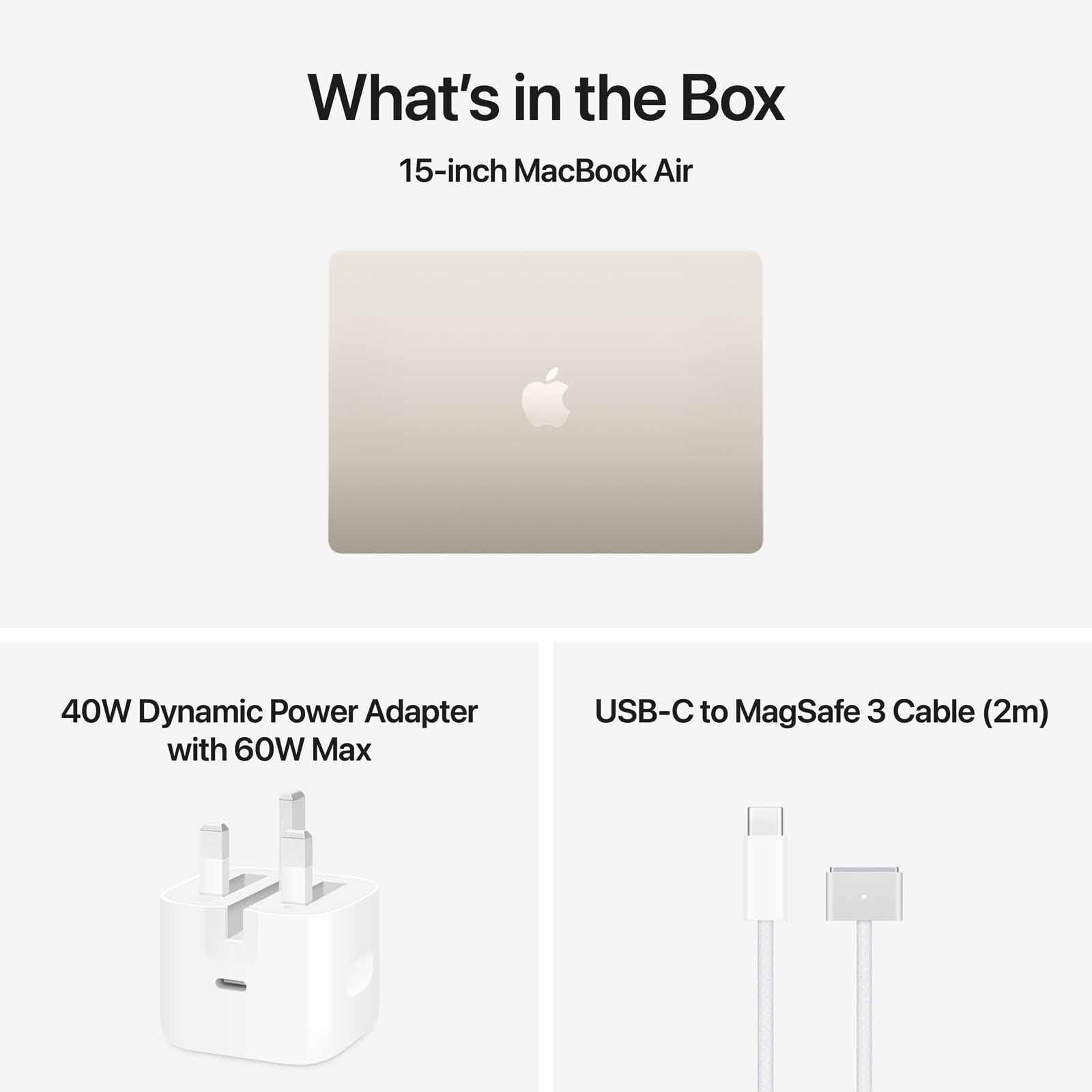 APPLE 15-inch Macbook Air: M5 Chip With 10-core Cpu And 10-core Gpu, 24gb, 1tb Ssd - Starlight MDVF4ZP/A - Image 3