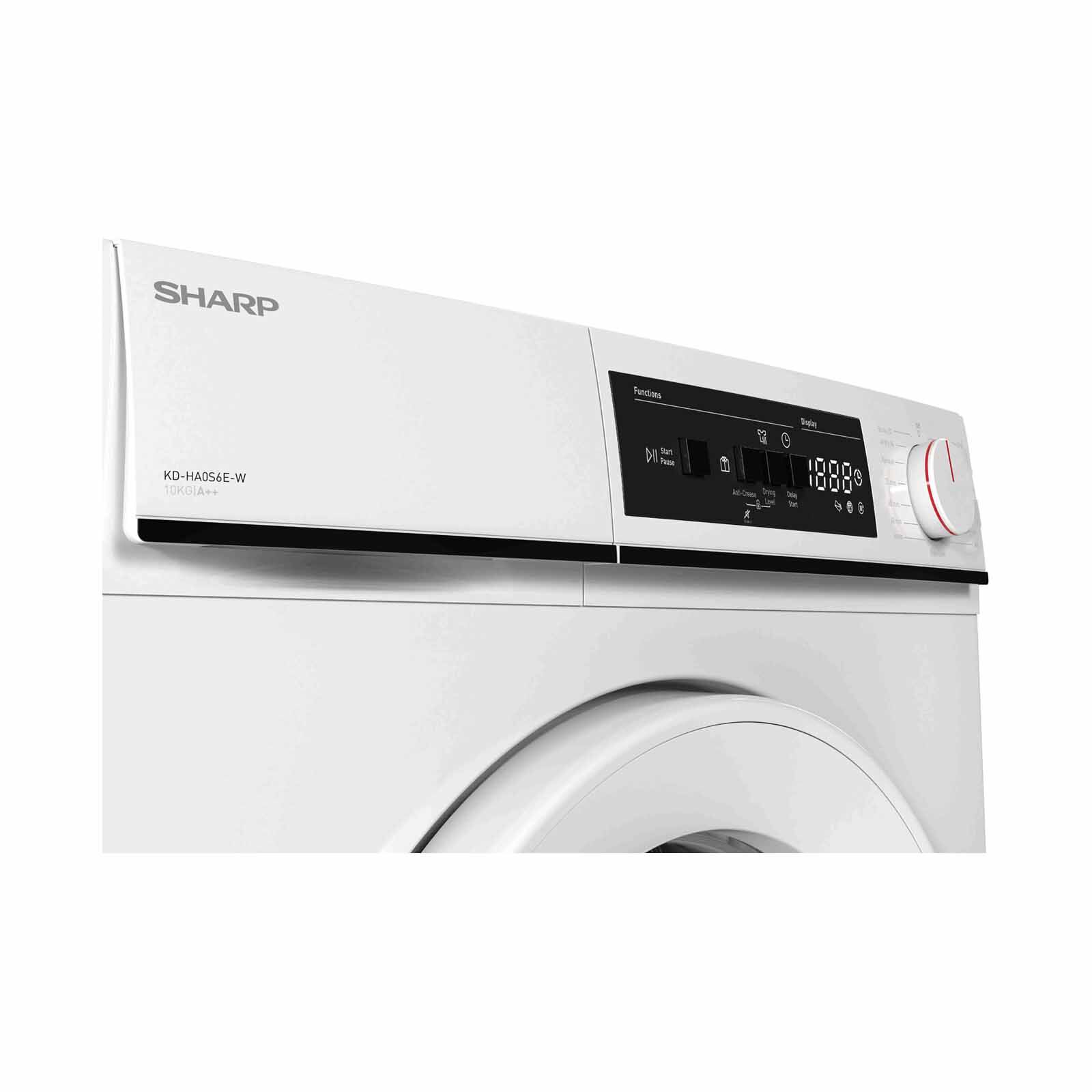 SHARP Heat Pump Dryer - White (10kg) KD-HA0S6E-W - Image 4