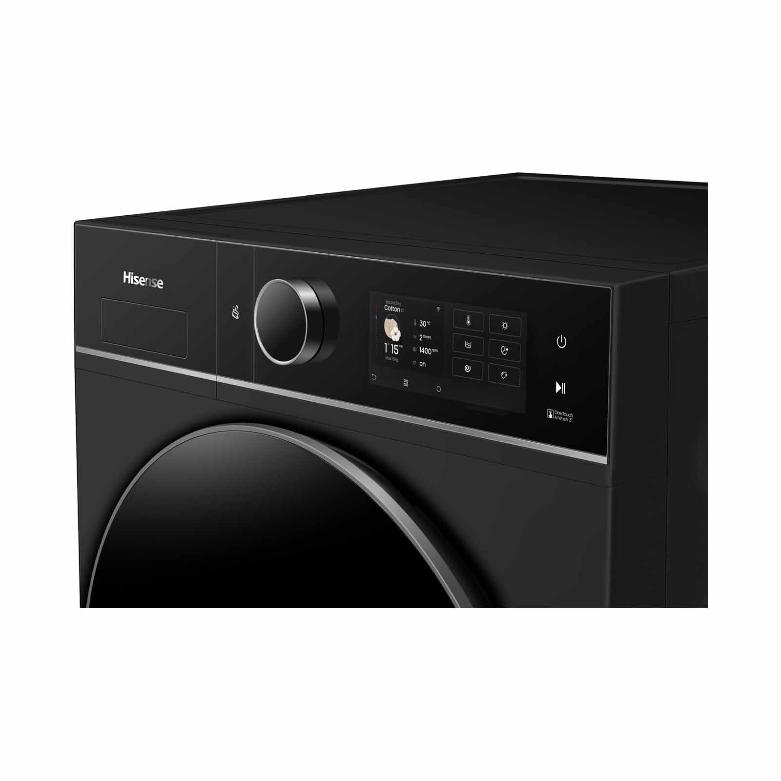 HISENSE X-zone Series Front Load Washer/dryer Combo - Black (13kg/9kg) WD5I1345BBRH - Image 5